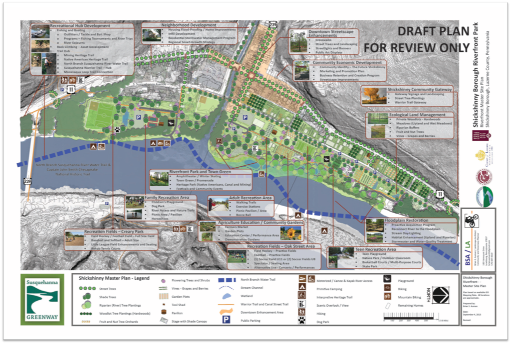 Shickshinny Riverfront Masterplan